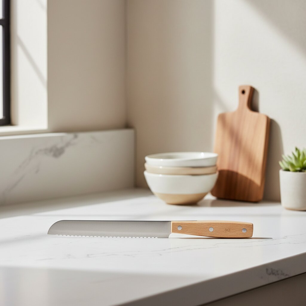 Pão da serra com alça de madeira
