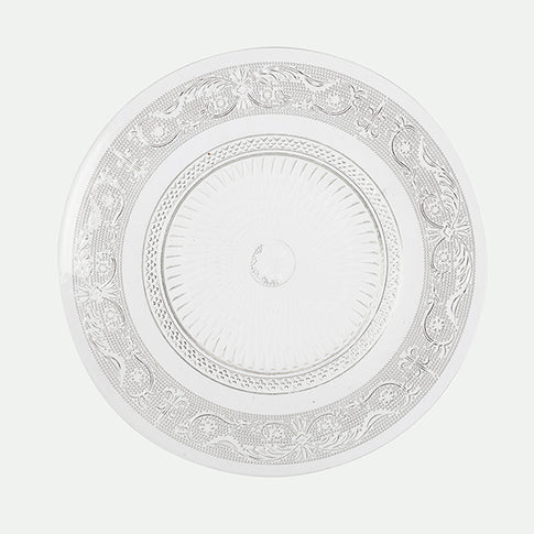 Crystal Plain Plate Relief