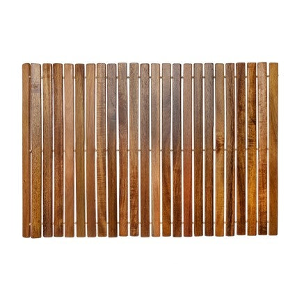 Tapis de bain en bois