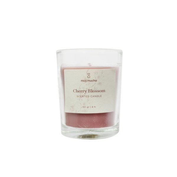 Ronde kaarsenglas cherry blossom