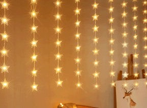 Cortina de 100 luces led