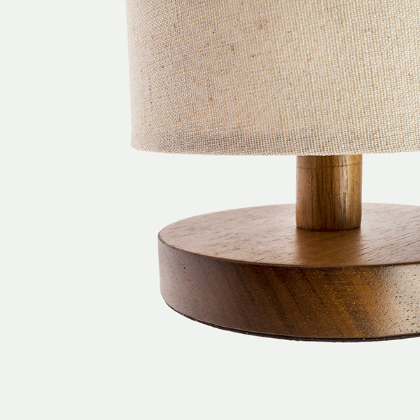 Lámpara base madera