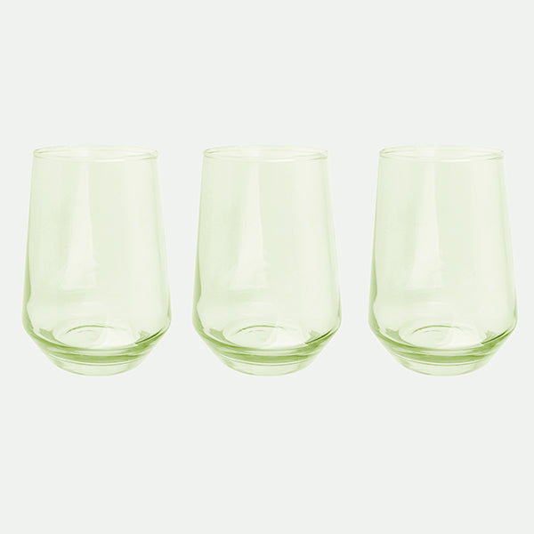 Confezione da 3 bicchieri 6,6x5,2x11,6cm 370ml Ve.