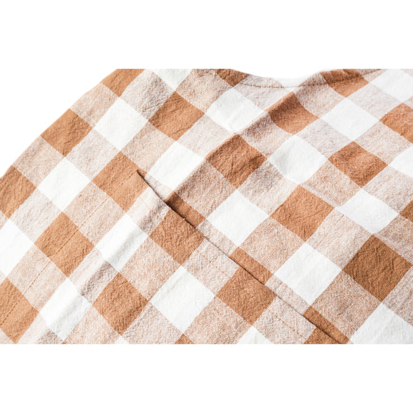 Brown kitchen apron