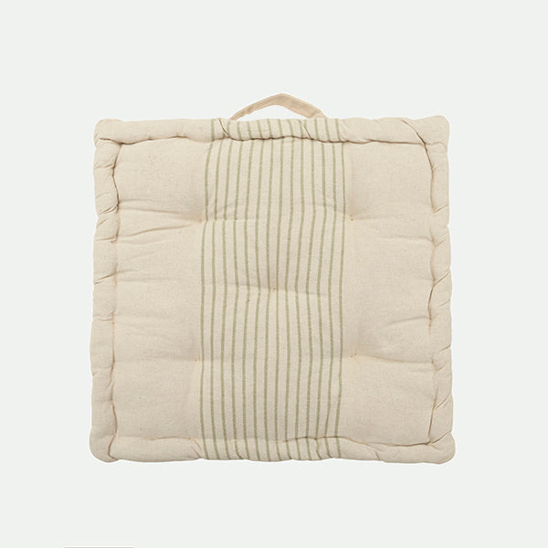 CoJín C/Asa Cotton 40x40x8cm Cru.