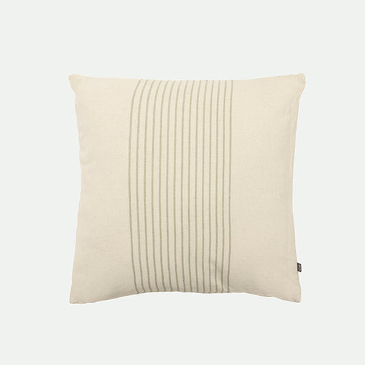 Drabbat katoenen kussen 45x45cm cru.