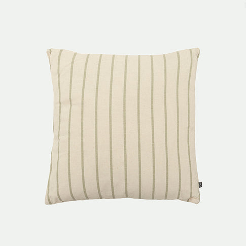 Drabbat katoenen kussen 45x45cm cru.