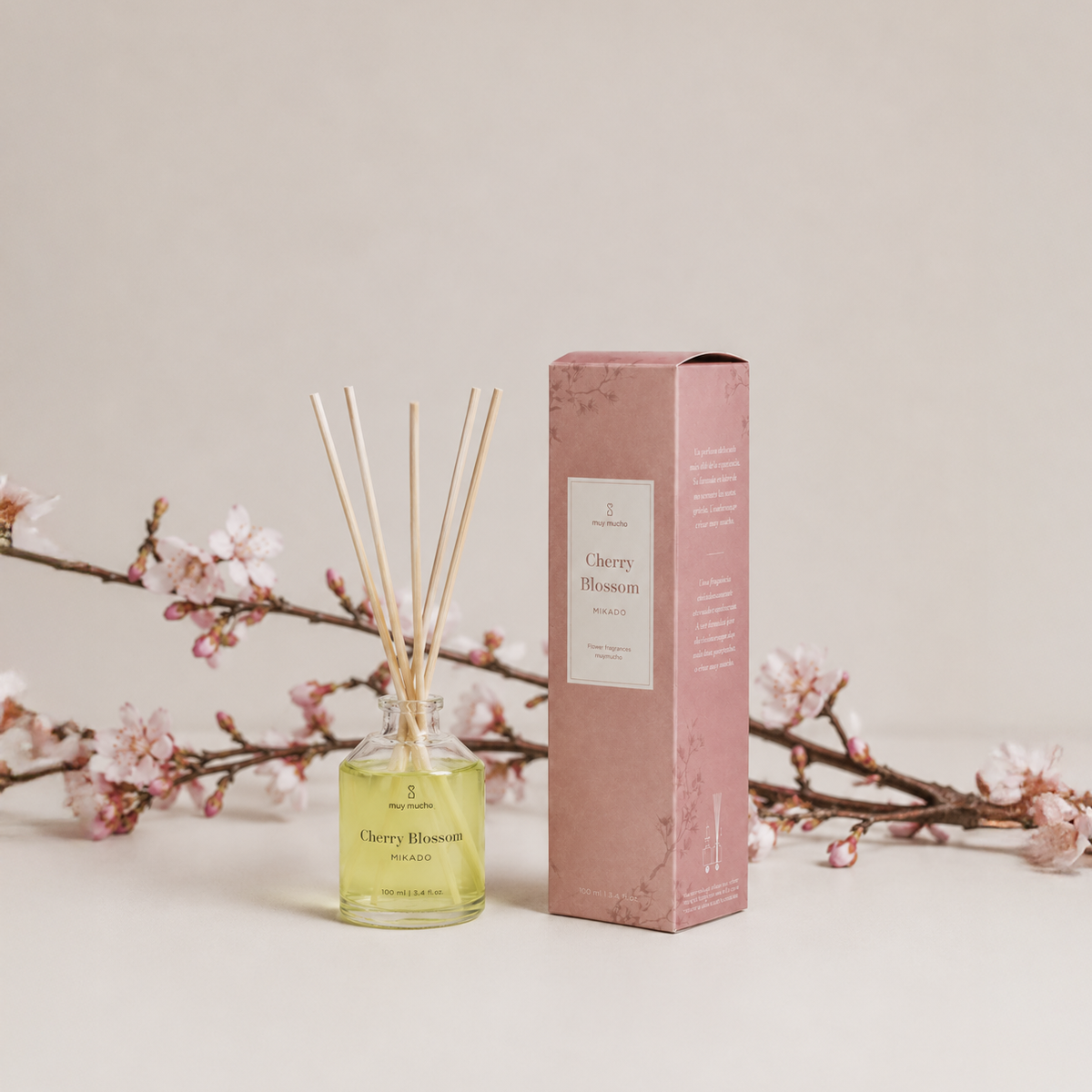 Mikado Fleur de Cerisier - Diffuseur à Bâtonnets