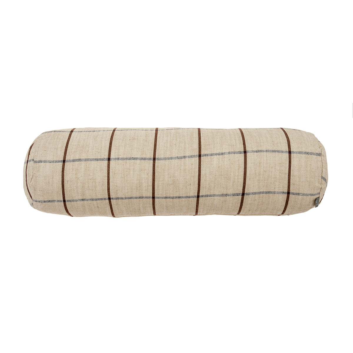 Coussin traversin à carreaux