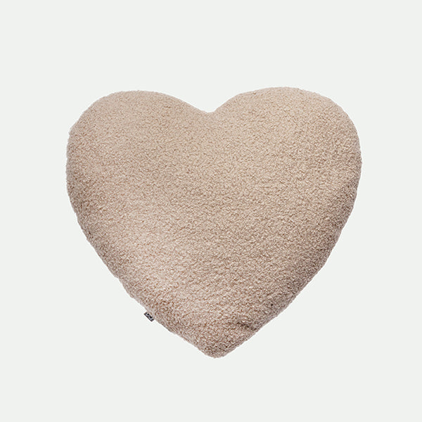 Cuscino cuore bouclé