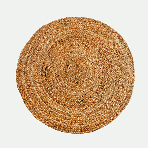 Round jute rug