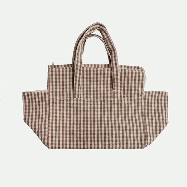 Bolsa Weekend Vichy 40X24X22Cm Ún.