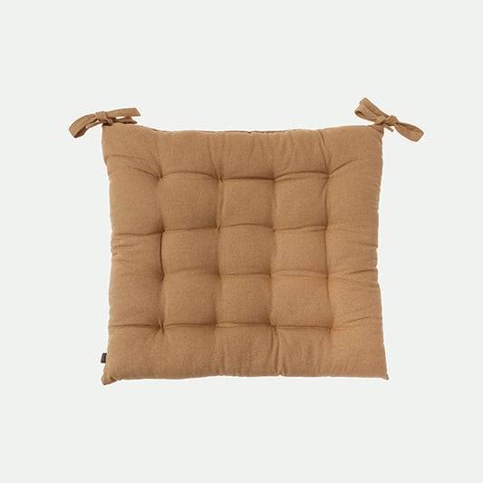 Cojín Silla Algodón Orgánico 40X40Cm Be.