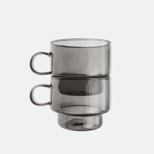 Pack 2 Tazas Apilables 8,6Xx4X8Cm 300Ml Gr.