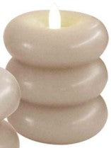 Vela Led Organic 8X8,5Cm Be.