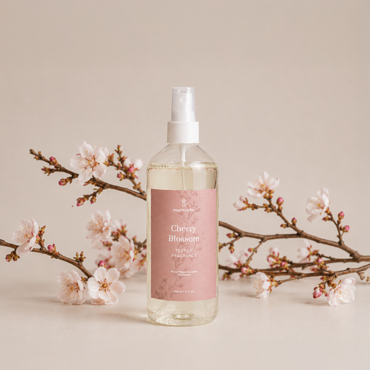 Désodorisant textile en spray à la fleur de cerisier