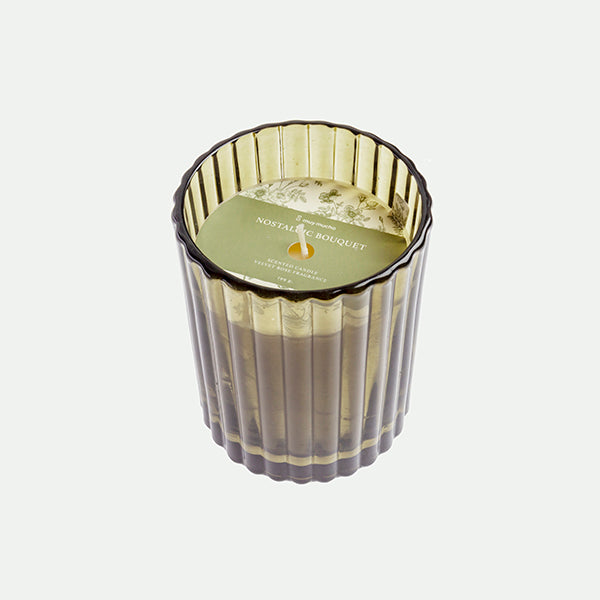 Vaso vela velvet rose
