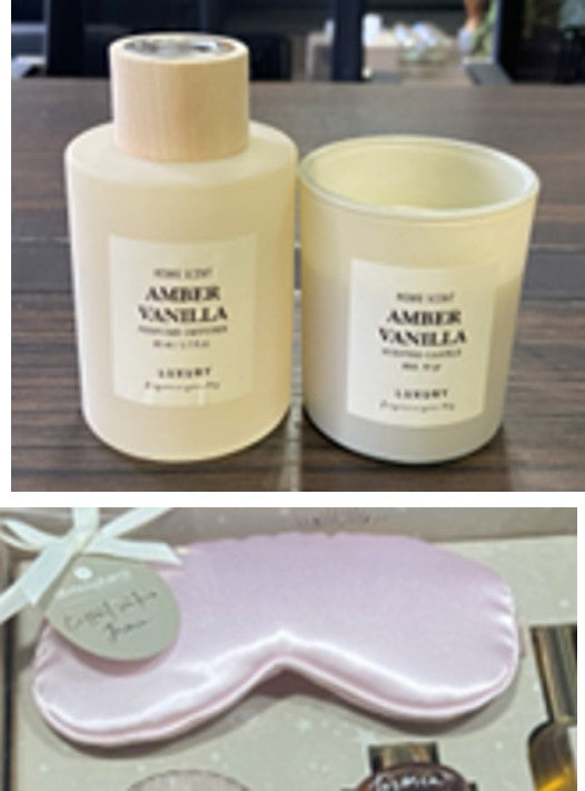 Pack Bienestar Rose 23,5X7X26Cm Mikado: 100Ml/ Vela: 120Gr Cru.