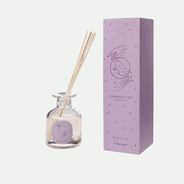 Mikado Cedarwood & Mint 7.2x7,2x25cm 100ml Un.