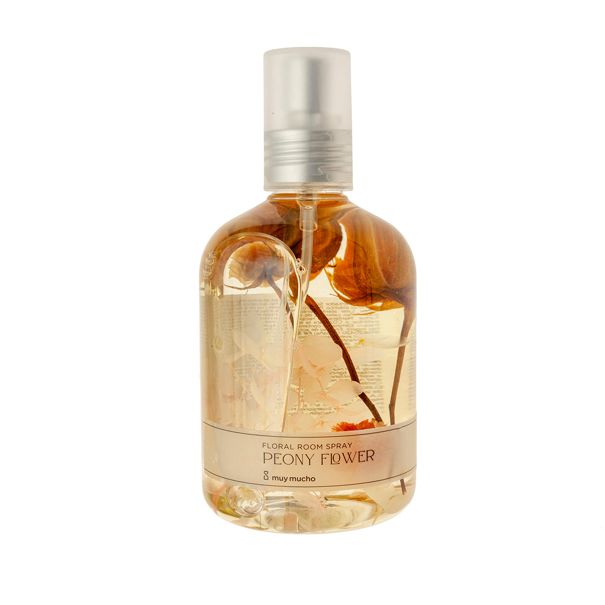 Pioen bloem botanische spray spray