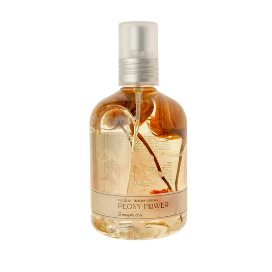 Pioen bloem botanische spray spray