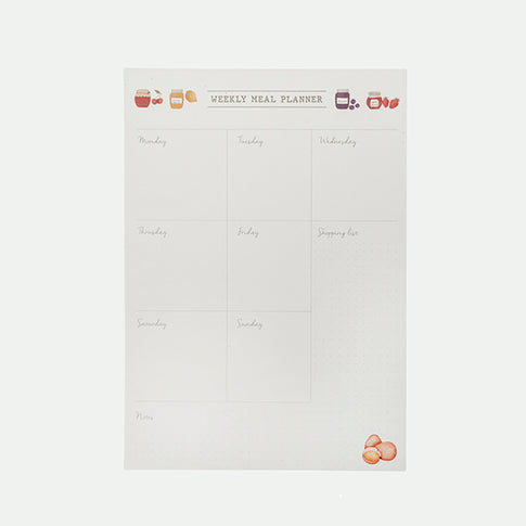 Wekelijkse ledenplanner met magneet