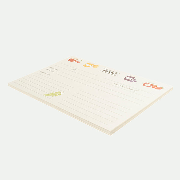 Pack 12 tarjetas para recetas