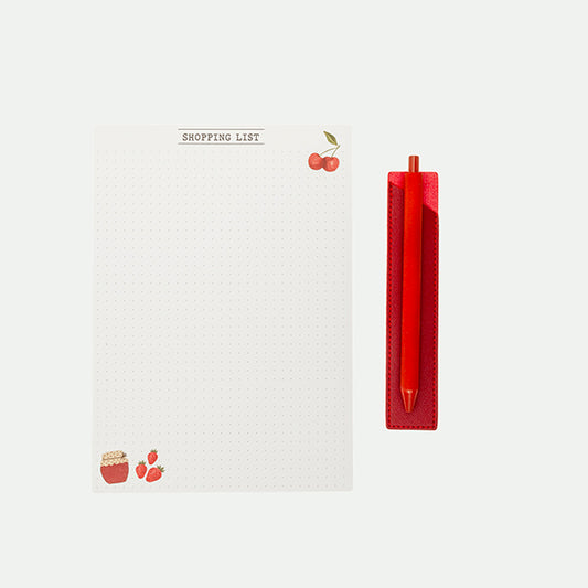 Aankooplijst planner en pen