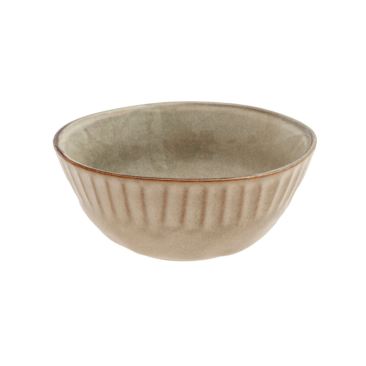 Enameled organic bowl