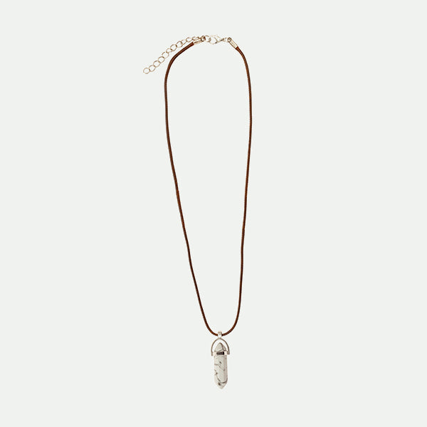 Collar cuarzo blanco
