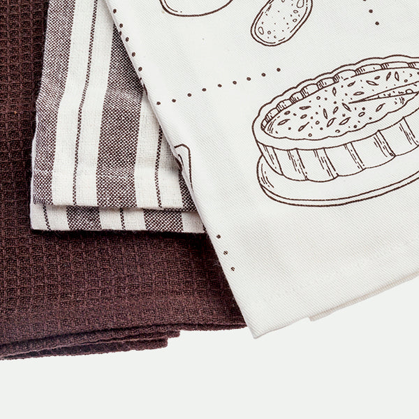 Pack 3 paños cocina 40x60