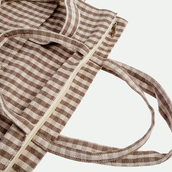 Bolsa Weekend Vichy 40X24X22Cm Ún.