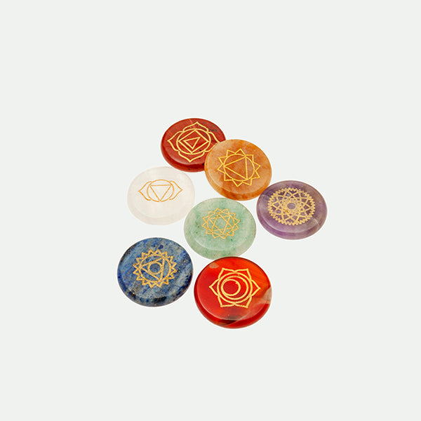 Pack 7 pedres chakres