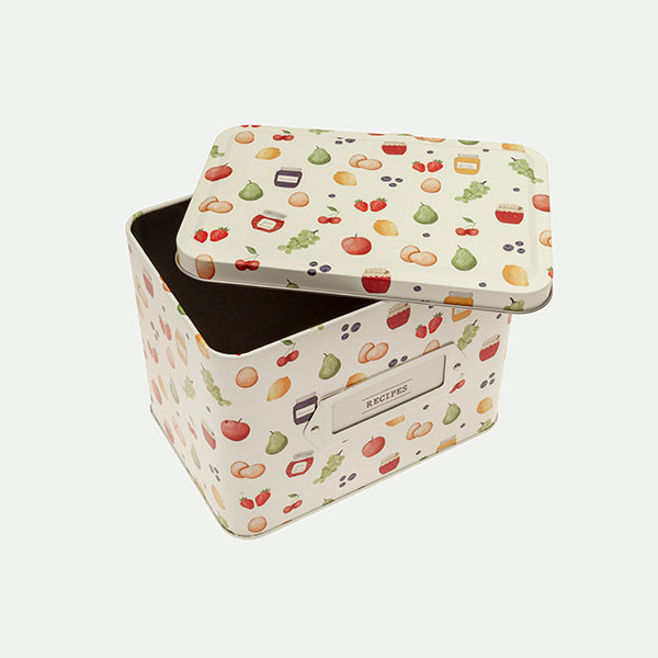SCATOLA CON 12 SCHEDE RICETTE