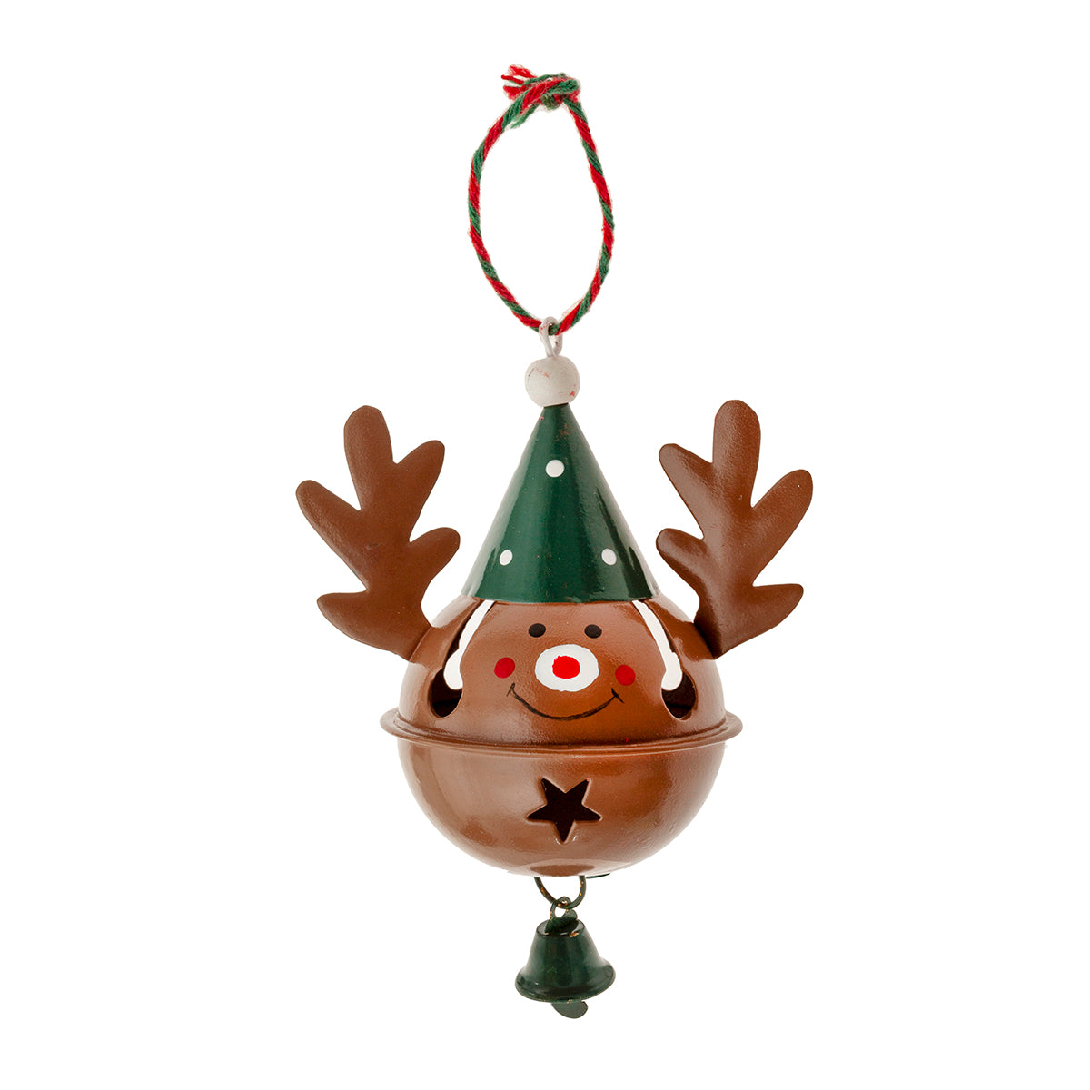 Colgante metálico reno