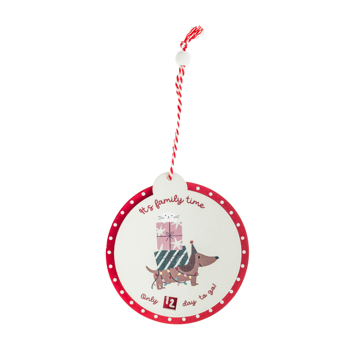 Colgante calendario adviento perro