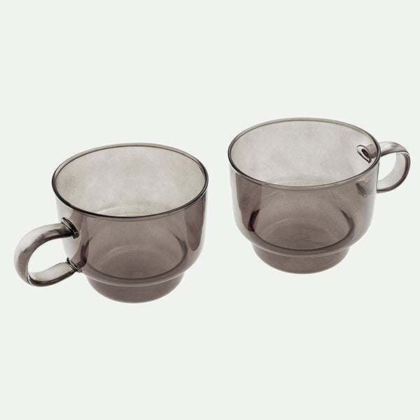Confezione da 2 tazze impilabili 8,6Xx4X8Cm 300Ml Gr.