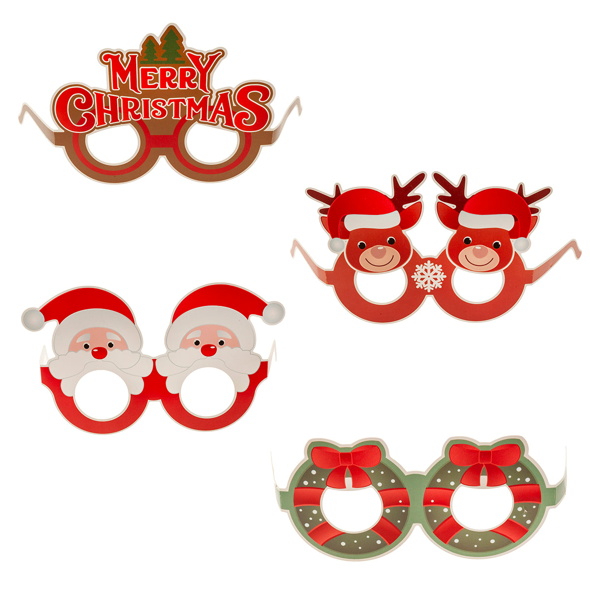 Pack 12 gafas de papel