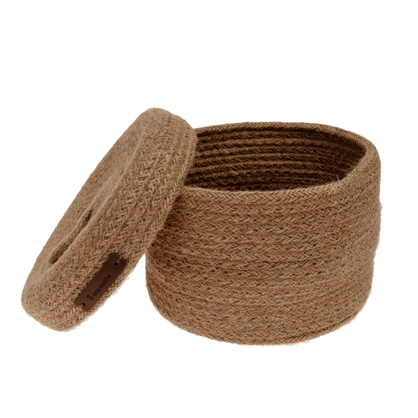 Cesta redonda con tapa