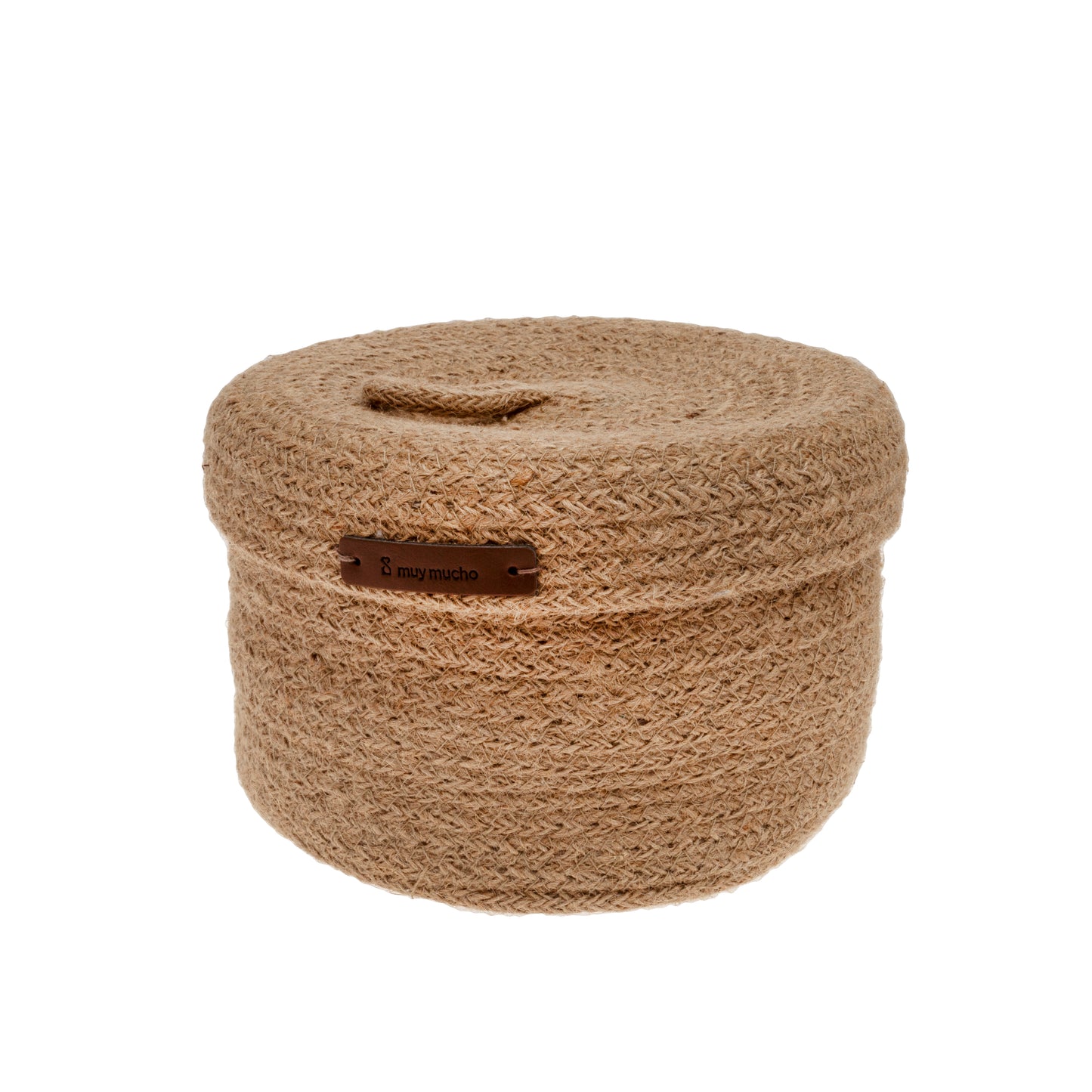 Cesta redonda con tapa