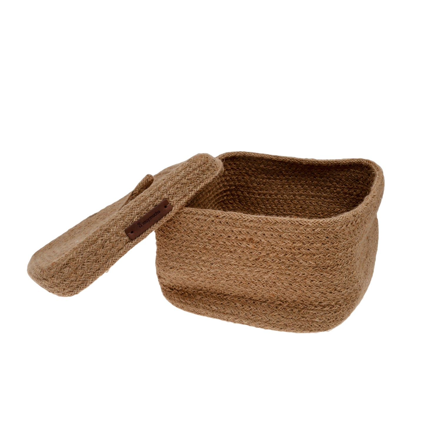 Cesta cuadrada con tapa