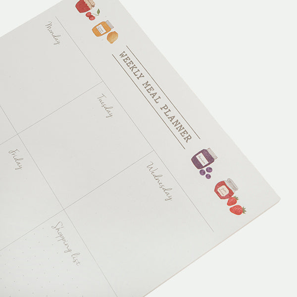 Wekelijkse ledenplanner met magneet
