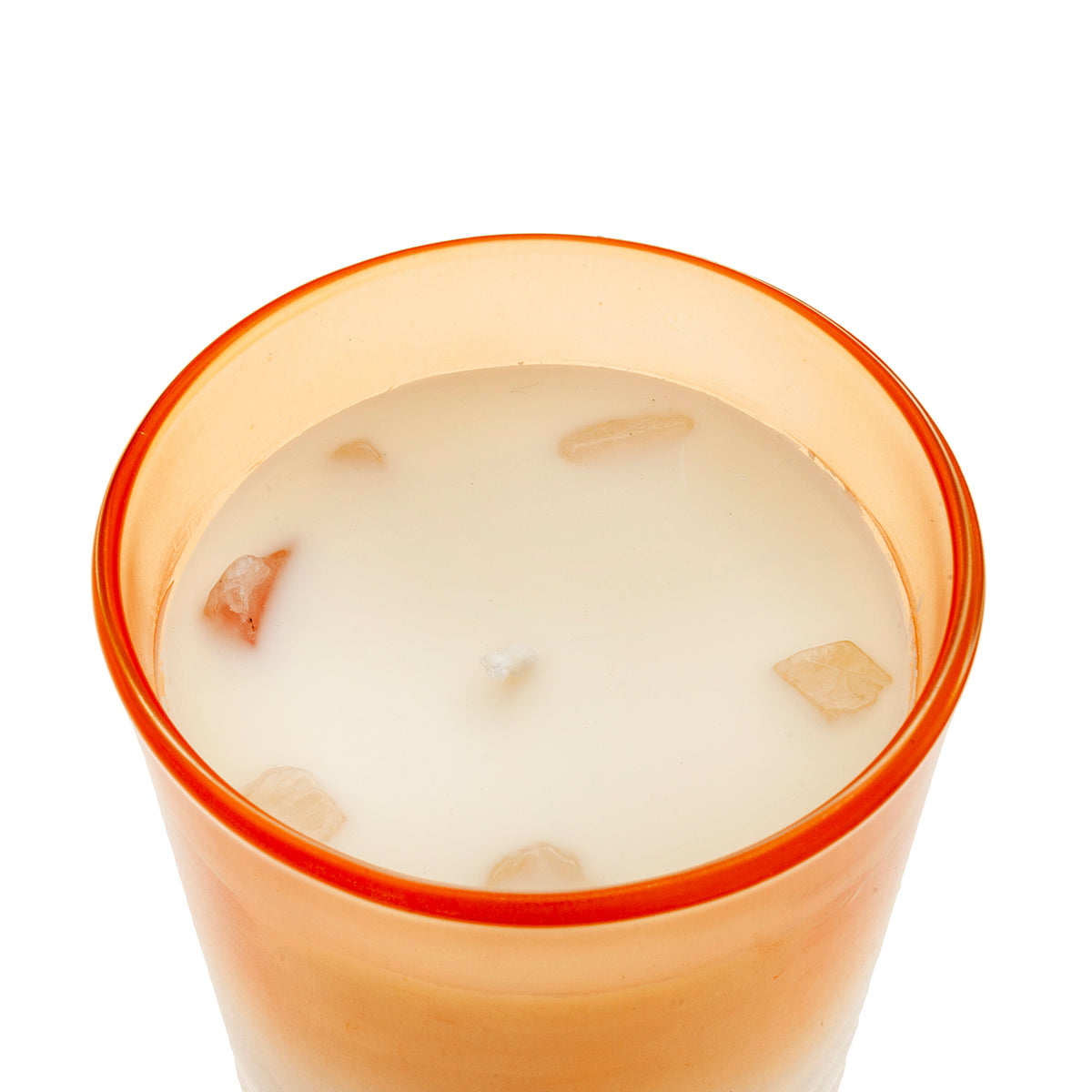 Bougie en verre à l'encens et au oud