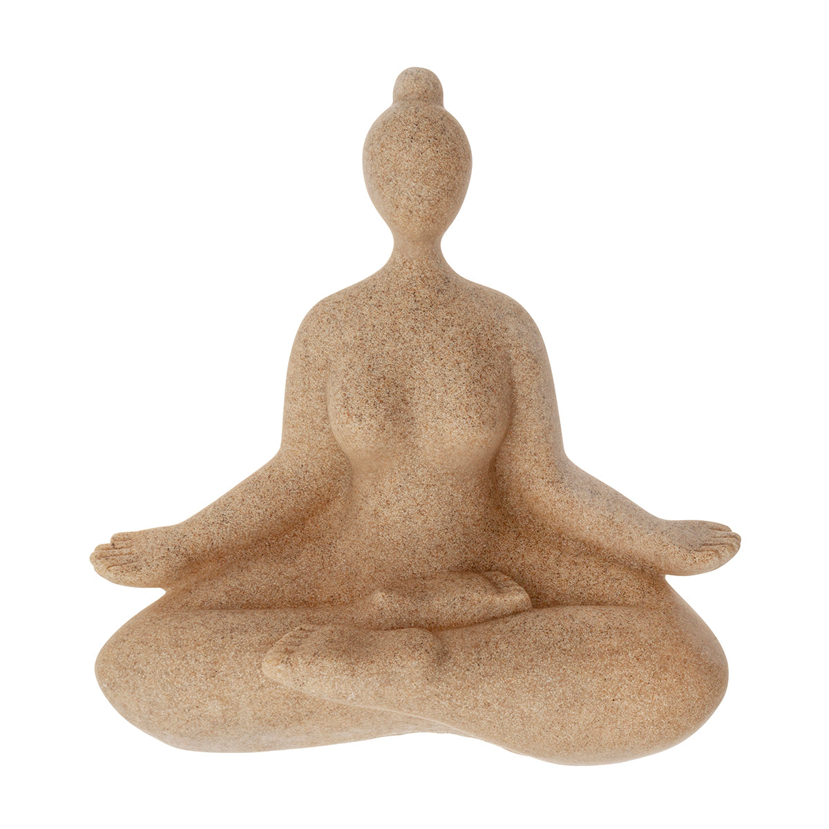 Figura decorativa mujer yoga