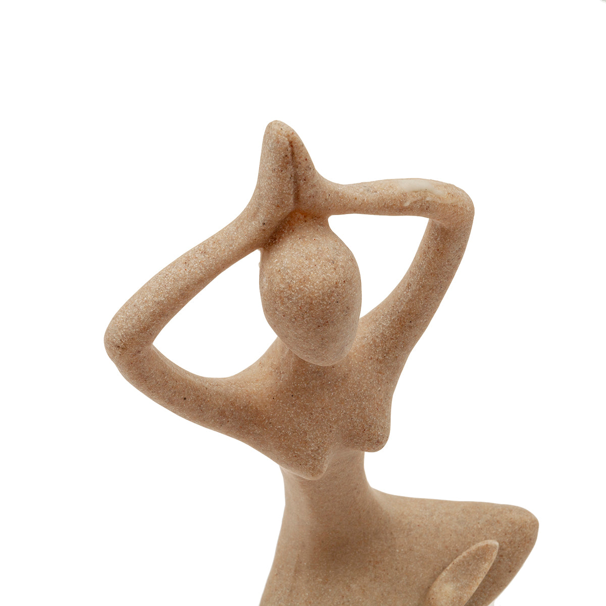 Figura decorativa mujer yoga