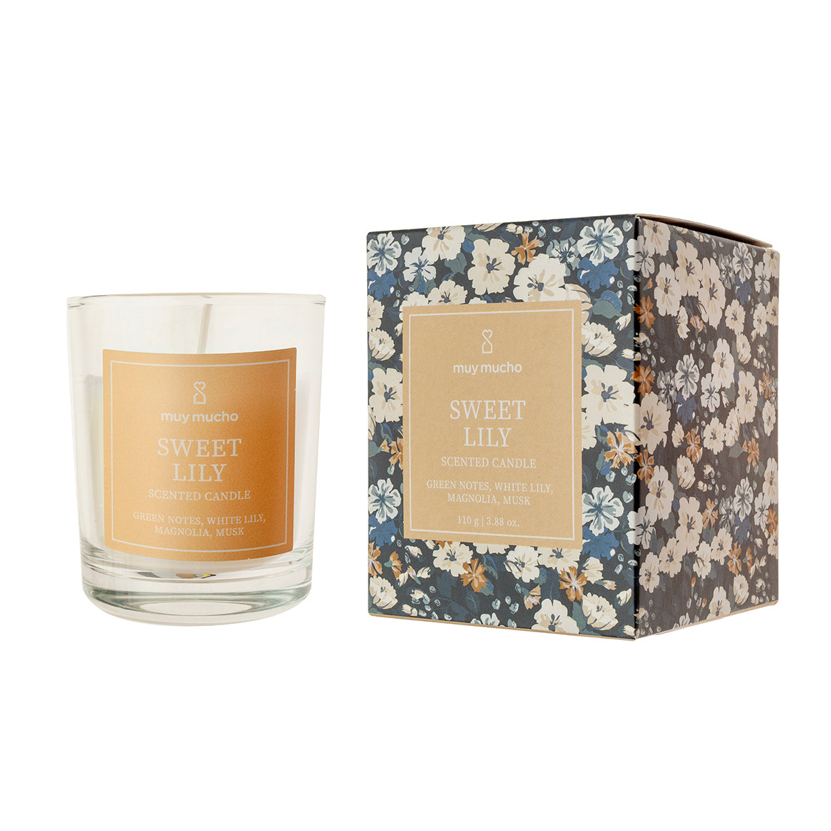 Vaso vela lily 110gr