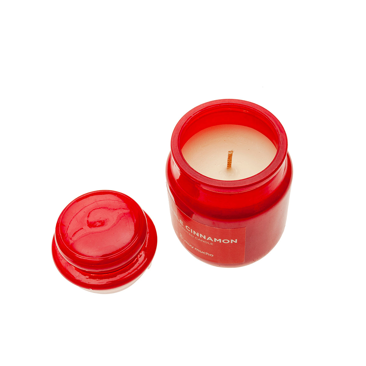 Candle with lid apple cinnamon 85gr