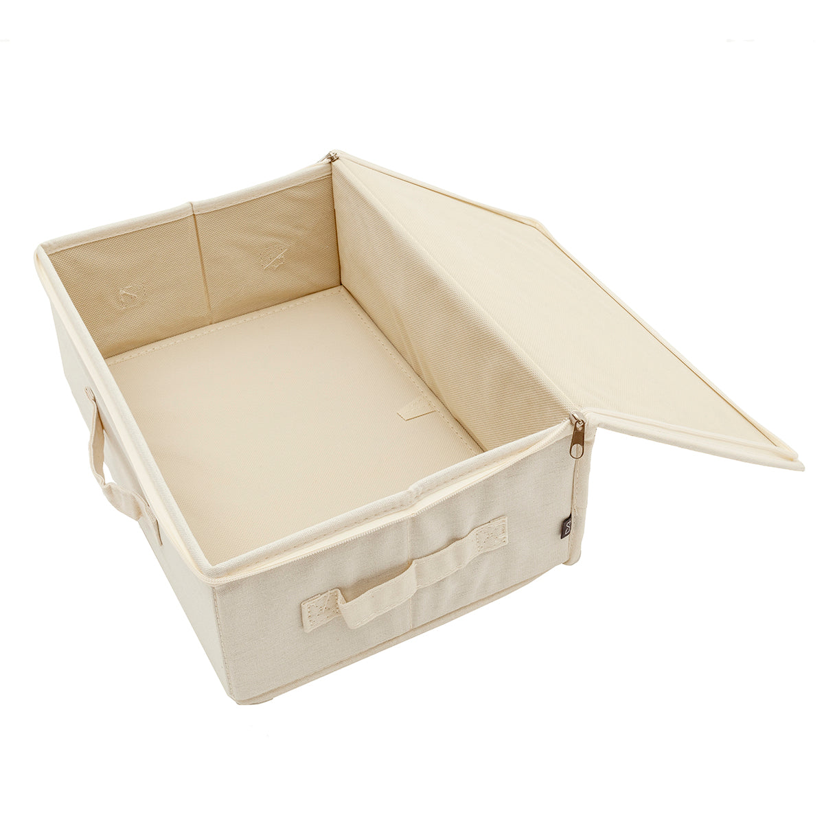 Caja c/tapa, cierre y asa