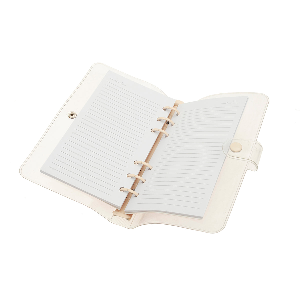 Caderno de anel floral