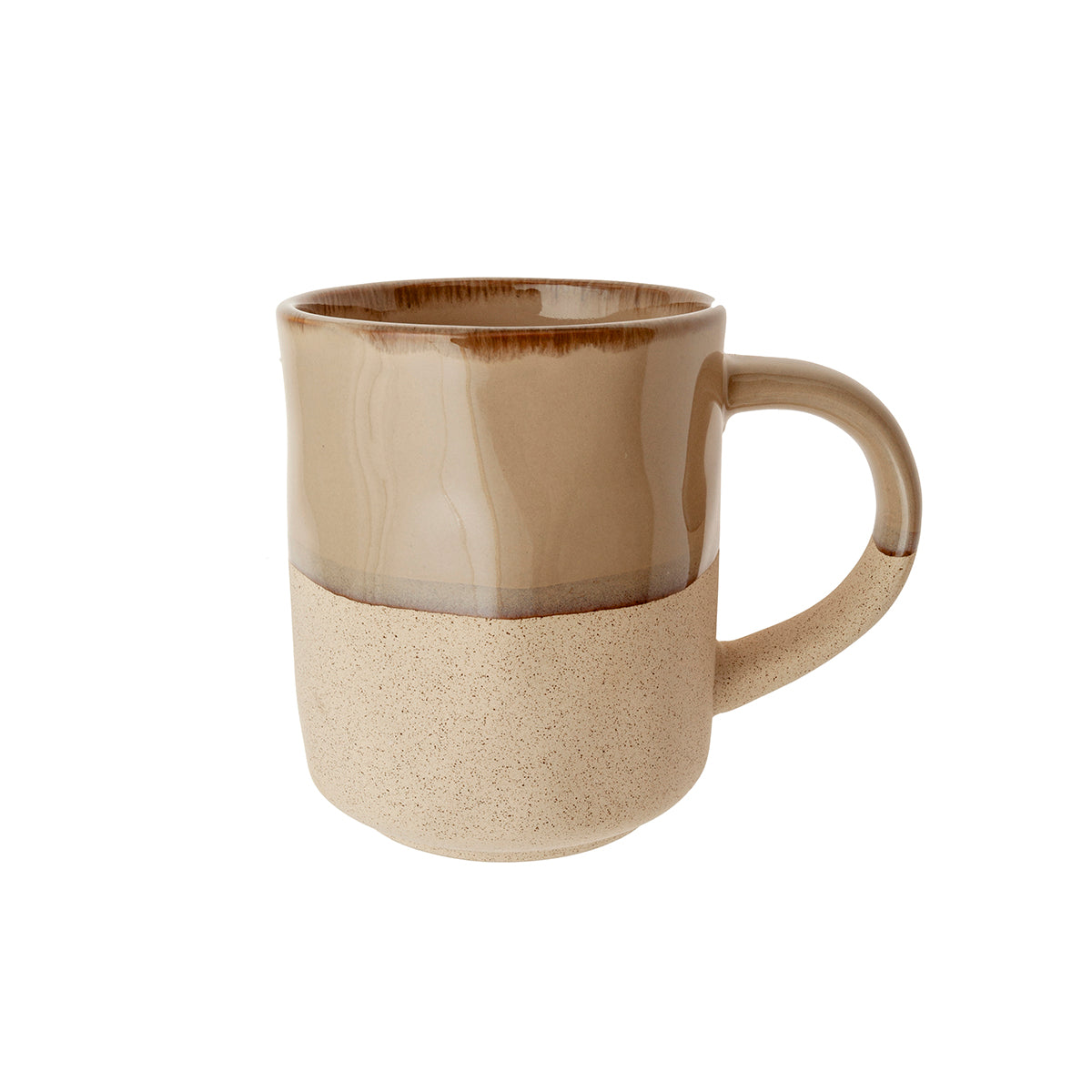 Mug gres rugoso claro